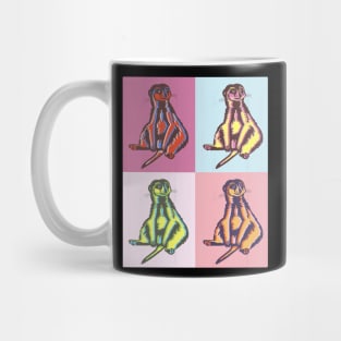 Meerkat Pop Art Style Mug